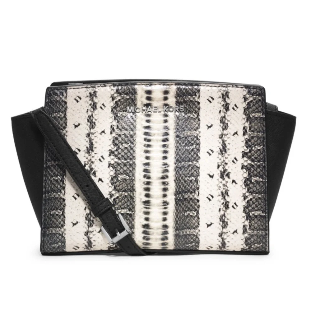 Michael Kors Selma Snakeskin Bag